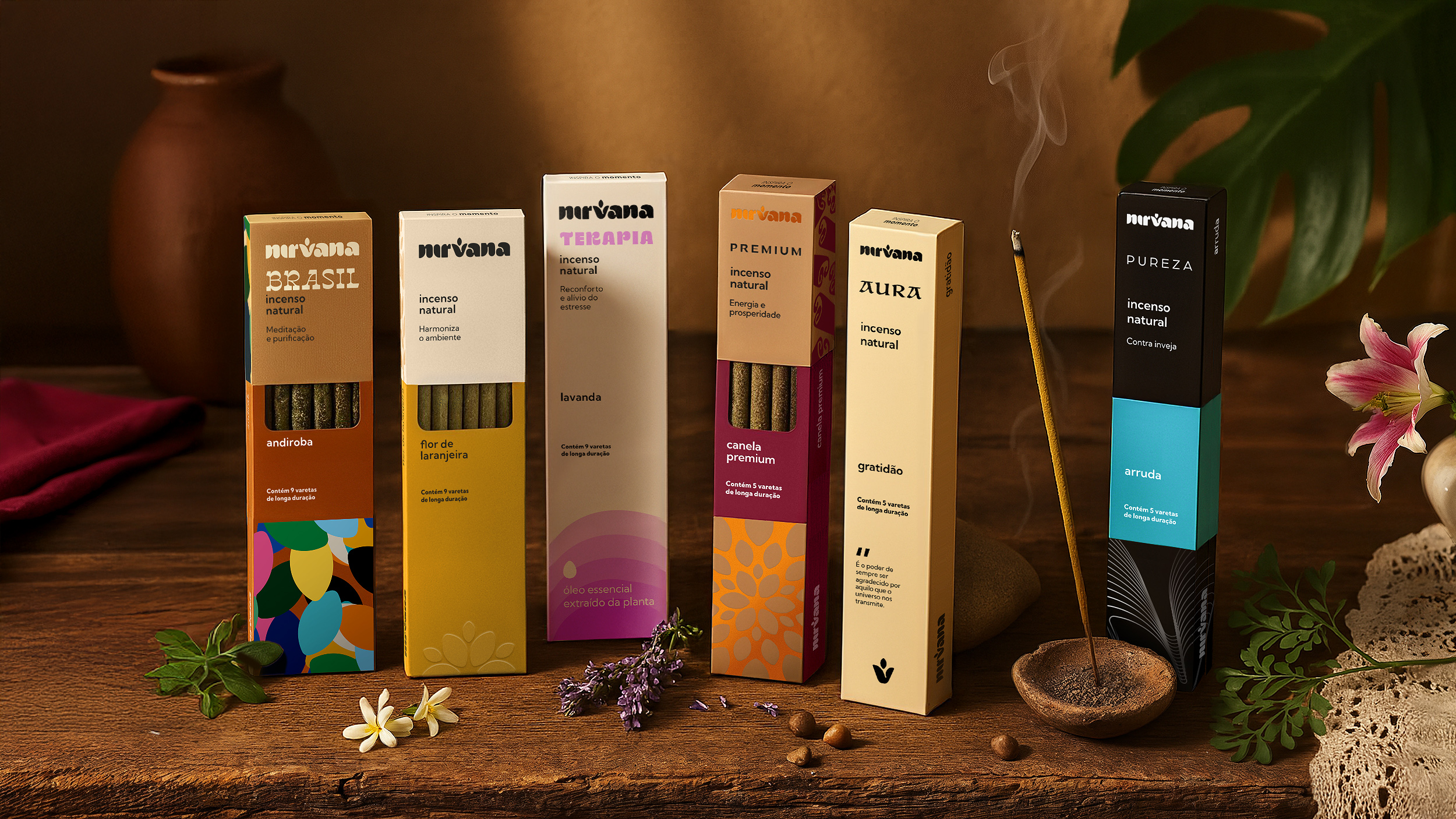 <span style = 'font-size:120%; font-weight: bold;'>Nirvana Incensos</span><br>A Nirvana é uma marca de incensos naturais que buscava ampliar seu alcance para além do público esotérico. O projeto de ...