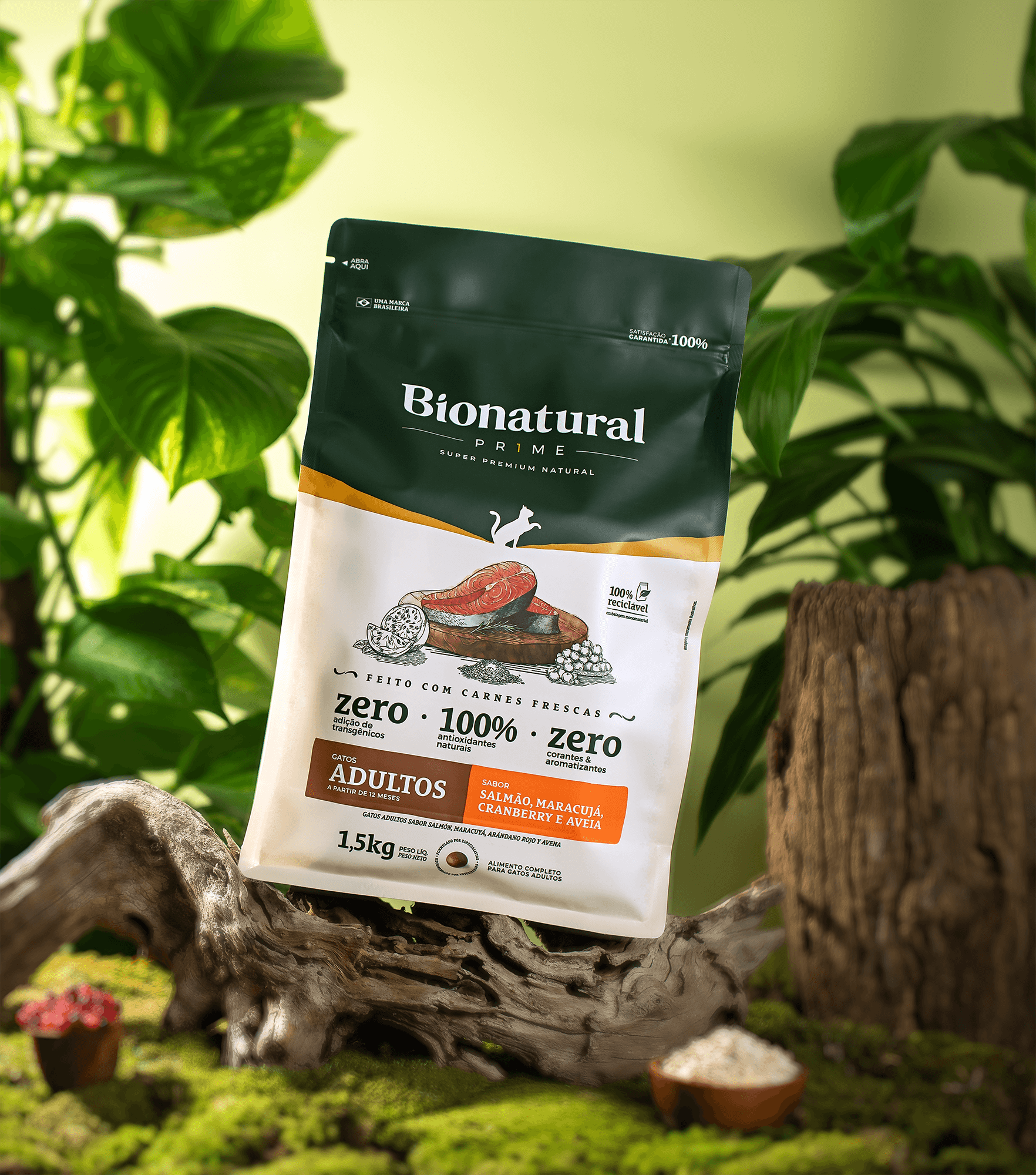 <span style = 'font-size:120%; font-weight: bold;'>Linha Bionatural Prime</span><br>A Linha Bionatural nasceu do desafio de reposicionar a antiga linha Super Premium, trazendo um conceito mais natural, so...