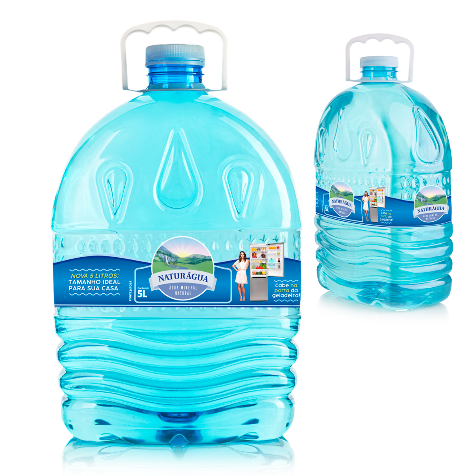 <span style = 'font-size:120%; font-weight: bold;'>Naturágua 5L</span><br>O projeto nasceu da necessidade de atualizar a antiga embalagem de 5L, que já não refletia o padrão de inovação do portf...