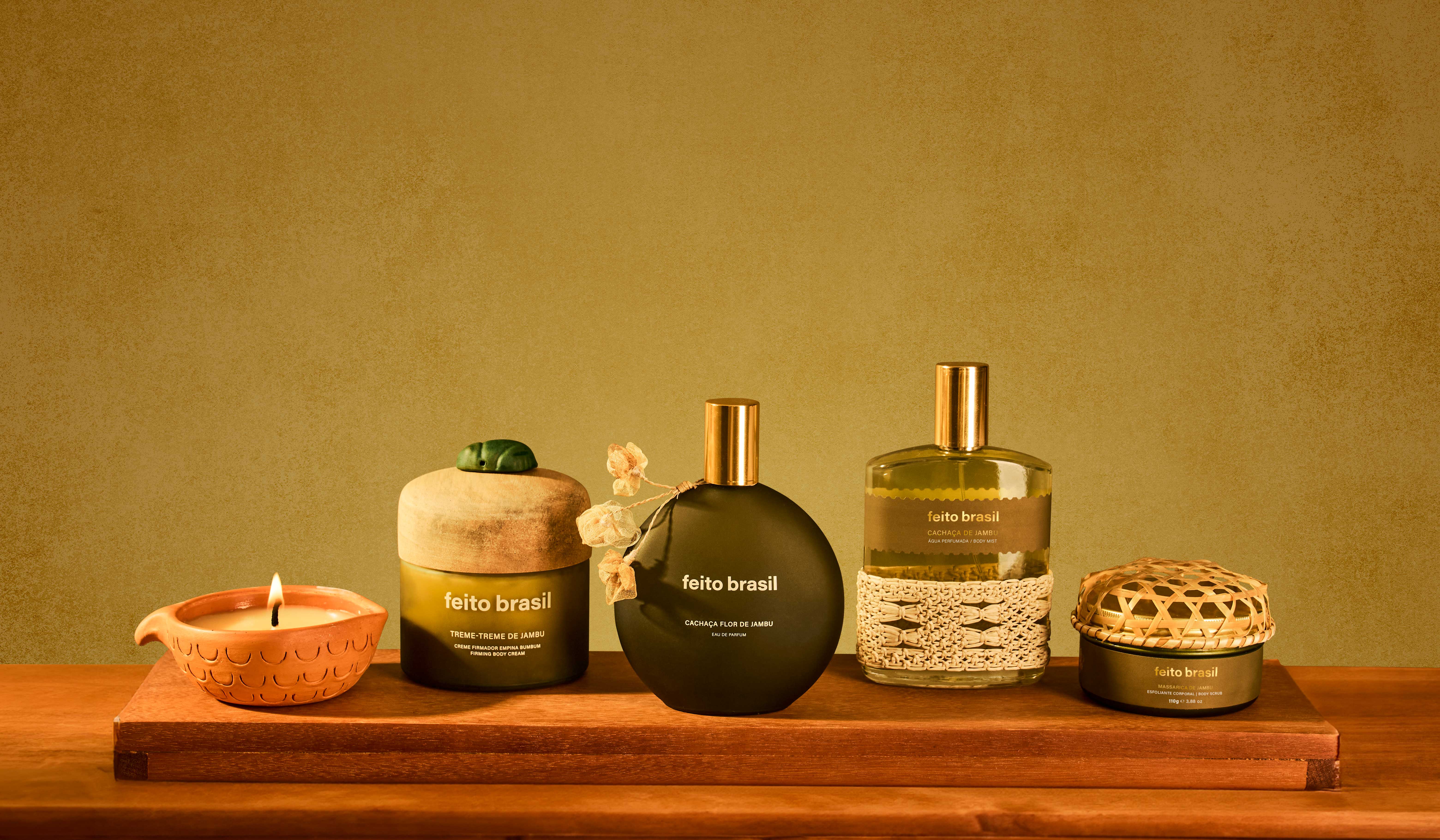 <span style = 'font-size:120%; font-weight: bold;'>Alegria de Ver-o-Peso - Linha Jambu </span><br>A Linha Jambu celebra o jambu e a cultura amazônica com embalagens que vão além da estética: unem design gráfico, arte a...