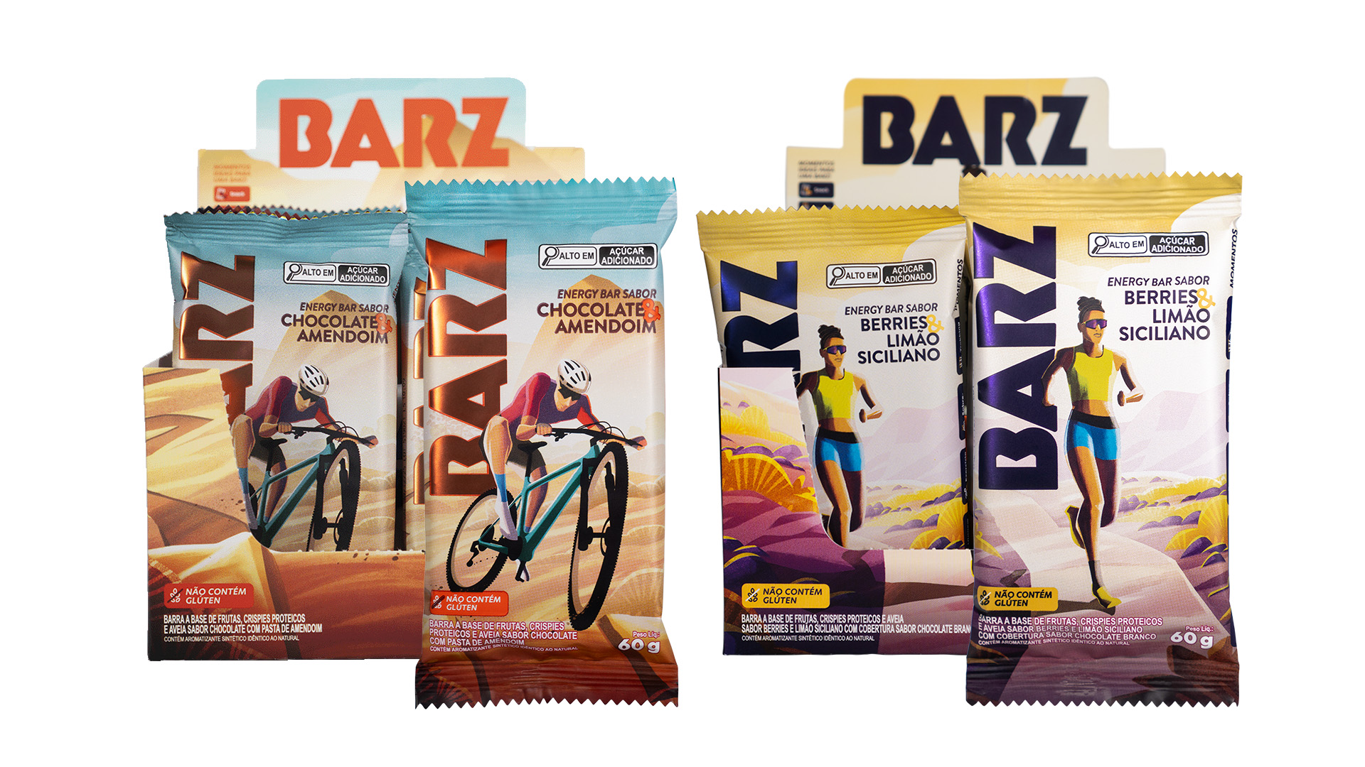 <span style = 'font-size:120%; font-weight: bold;'>BARZ - Z2 Performance</span><br>A Energy Bar Barz foi desenvolvida pela Z2 para atender atletas com uma solução prática, saborosa e natural. Feita com i...