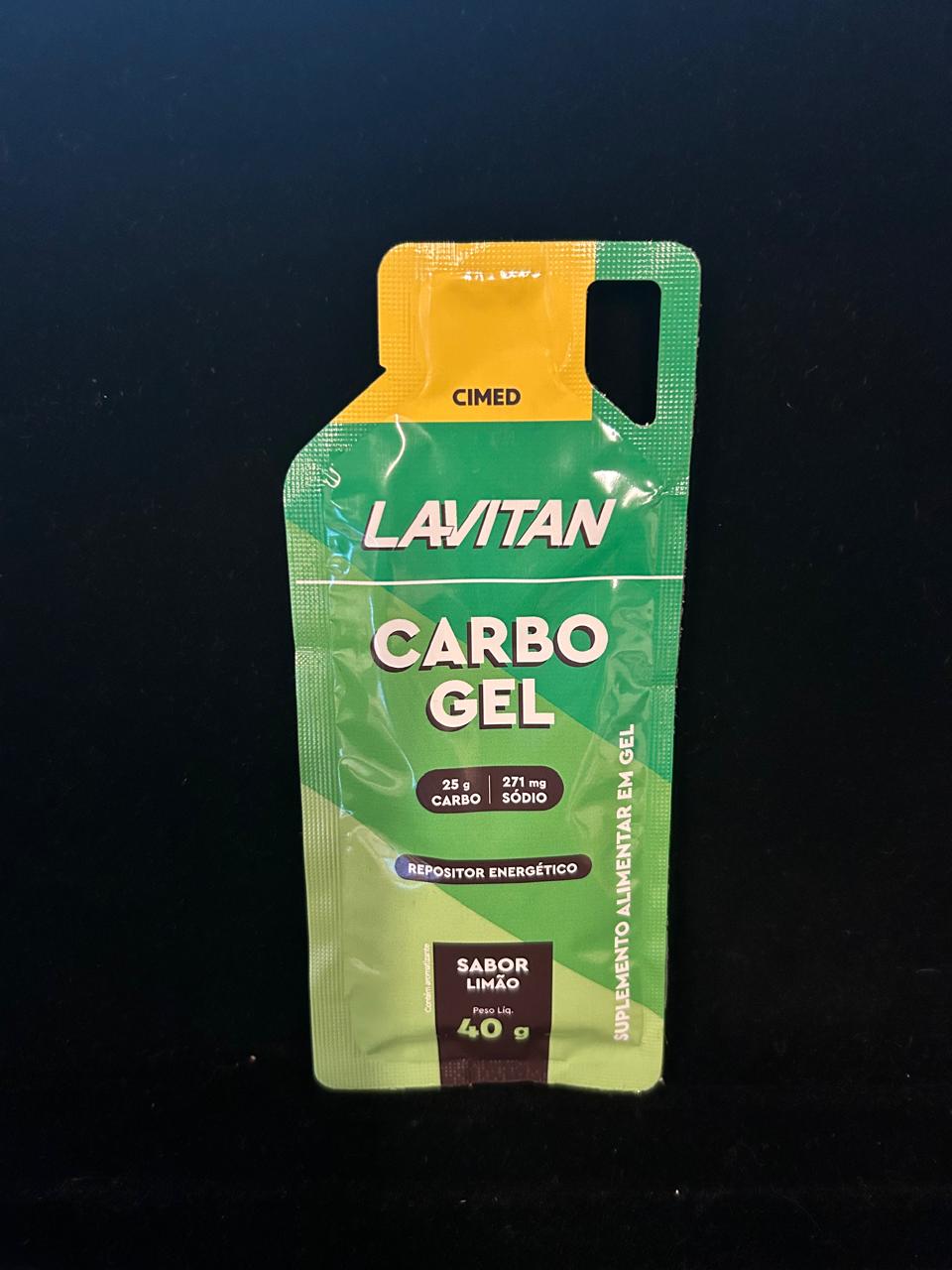 <span style = 'font-size:120%; font-weight: bold;'>LEVITAN Carbo gel - CIMED</span><br>Com o aumento do uso de géis por atletas e corredores em busca de desempenho, a embalagem foi pensada para consumo em mo...