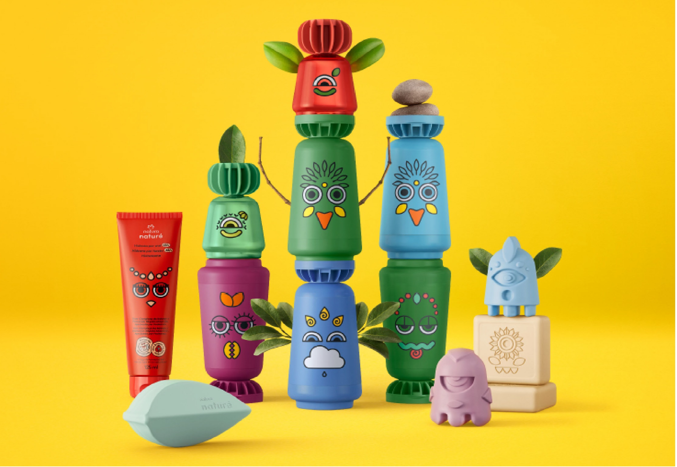 <span style = 'font-size:120%; font-weight: bold;'>Natura Naturé</span><br>A nova embalagem Naturé revolucionou o cuidado infantil. Com design gráfico lúdico e formato ergonômico para autonomia d...