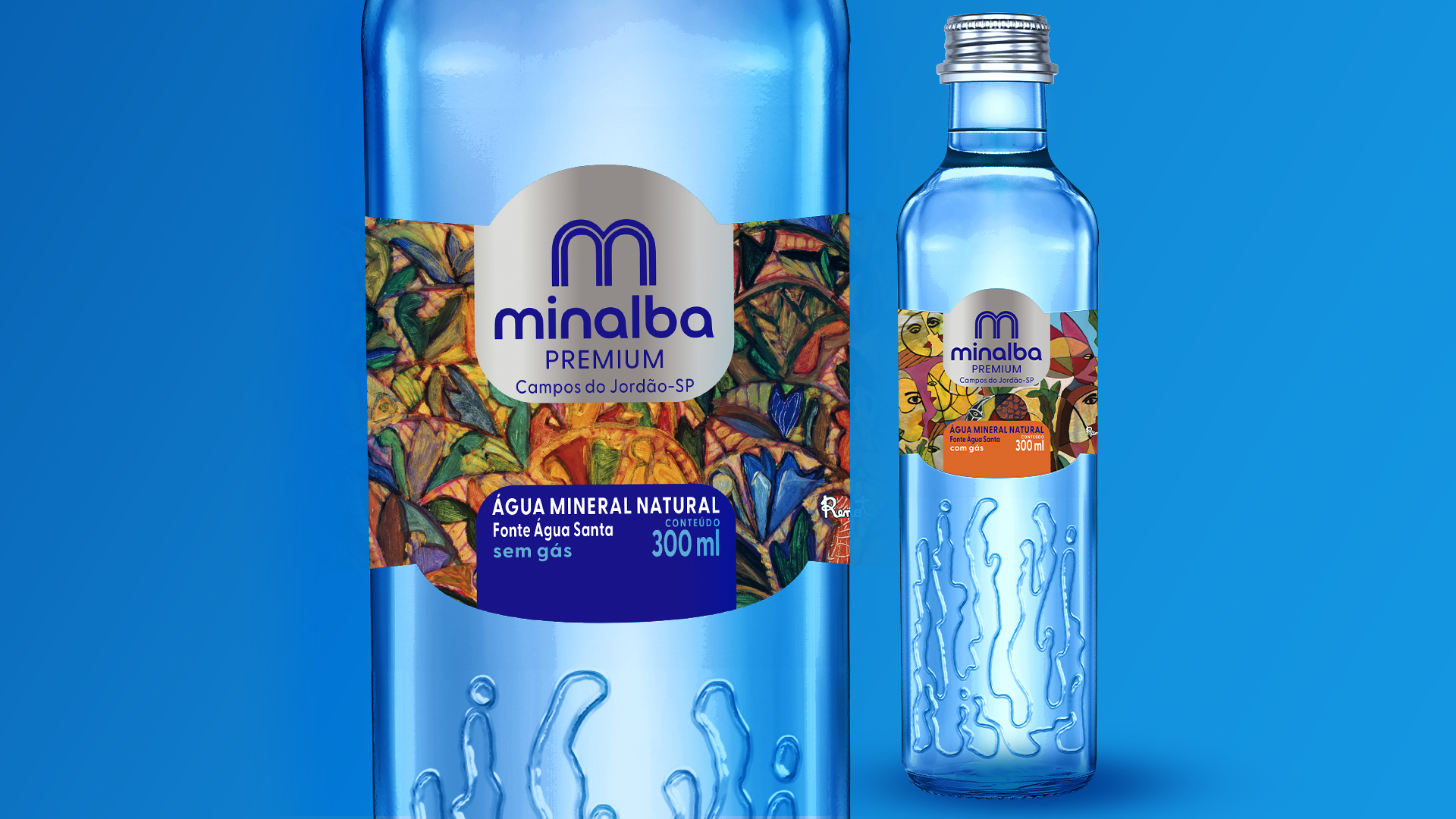 <span style = 'font-size:120%; font-weight: bold;'>Minalba | Projeto Renot</span><br>Em julho de 2024, a Minalba lançou uma edição especial de sua água premium, homenageando o artista Renot, que morou em C...