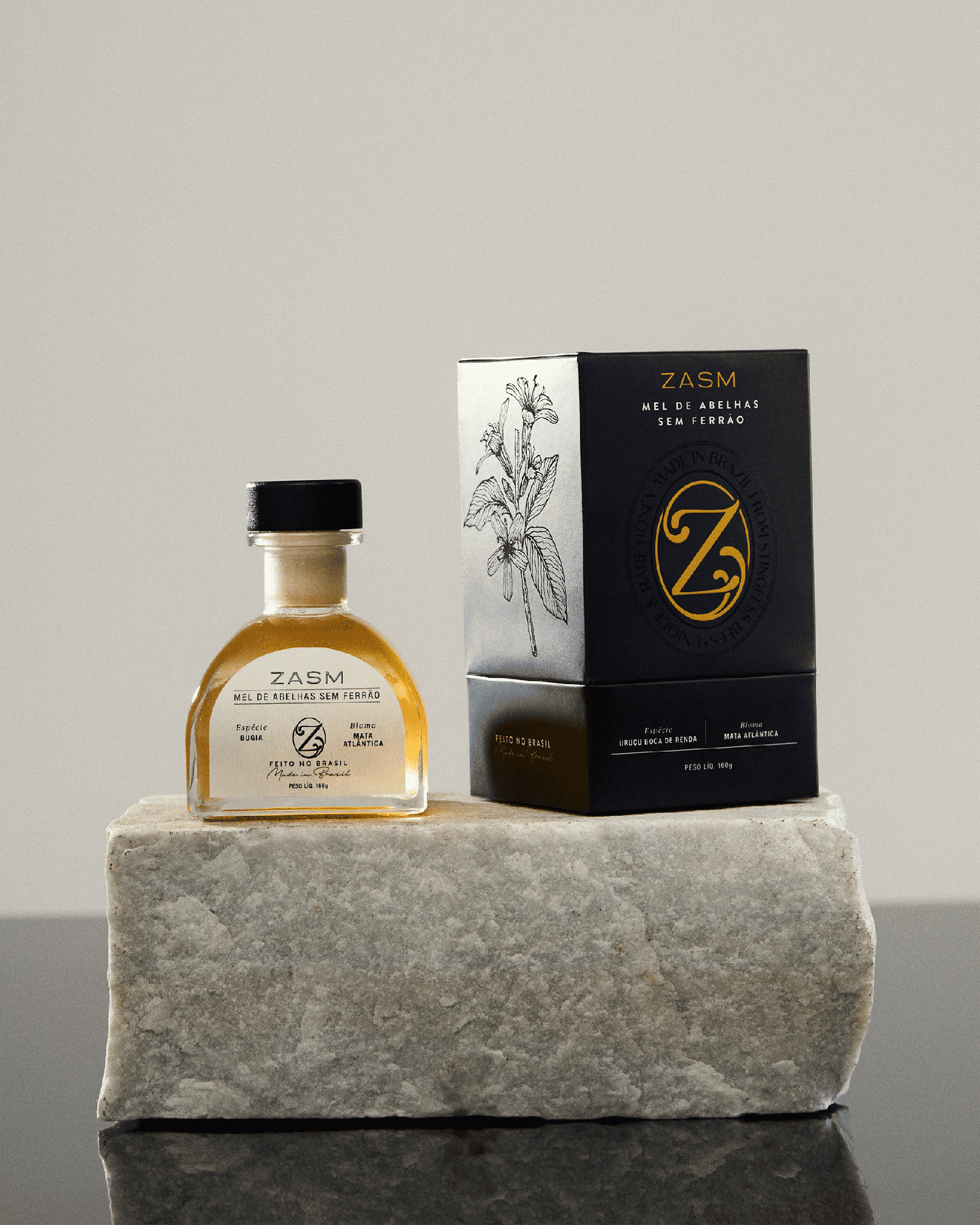 <span style = 'font-size:120%; font-weight: bold;'>ZASM – Mel de Abelhas Sem Ferrão</span><br>ZASM é uma marca que celebra a biodiversidade brasileira em cada gota de seus méis raros de abelhas nativas – produto co...